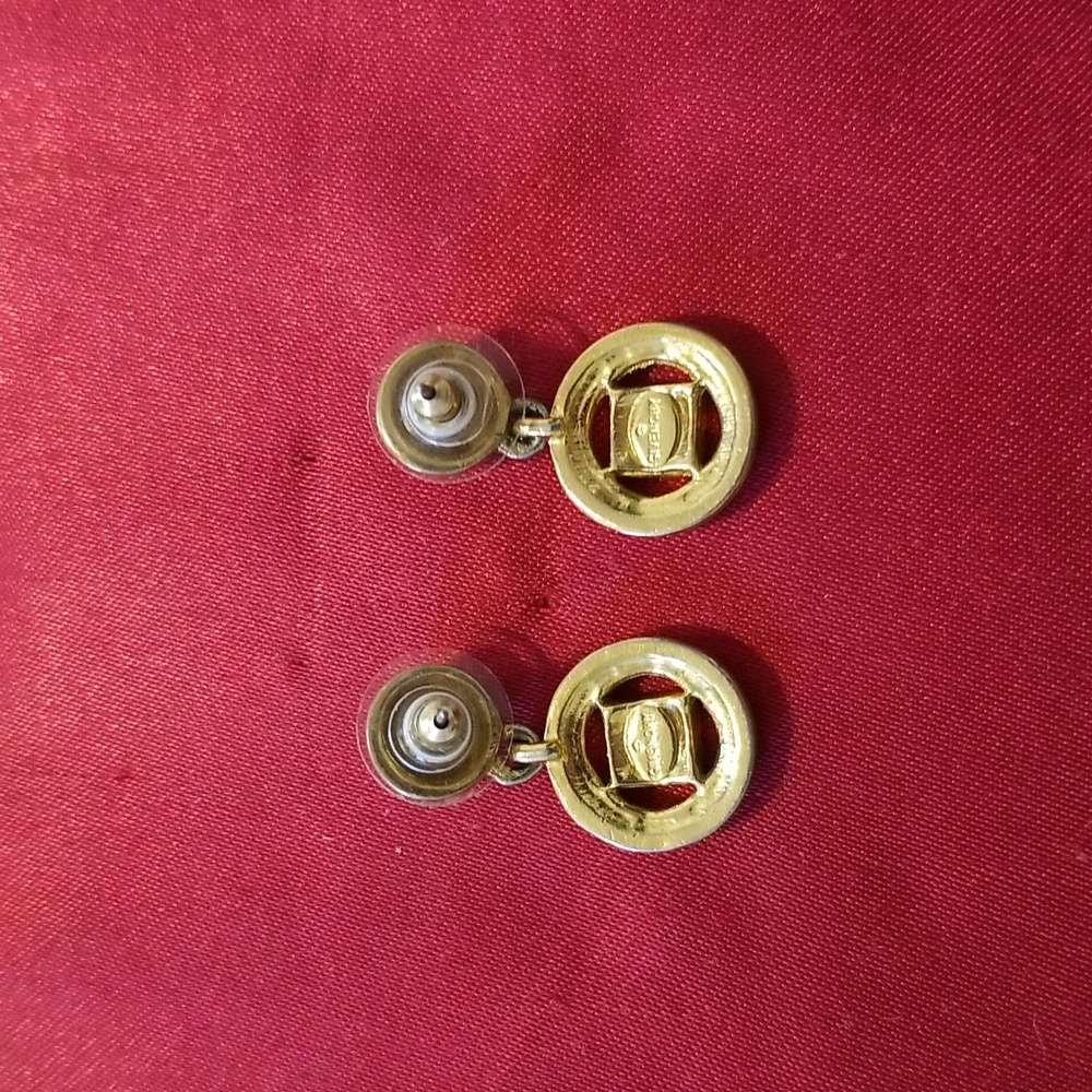 Beautiful Givenchy Logo Monogram Drop Vintage Ear… - image 6